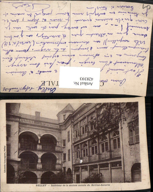 428393,Rhone-Alpes Ain Belley Interieur de la maison natale de Brillat-Savarin Arkaden