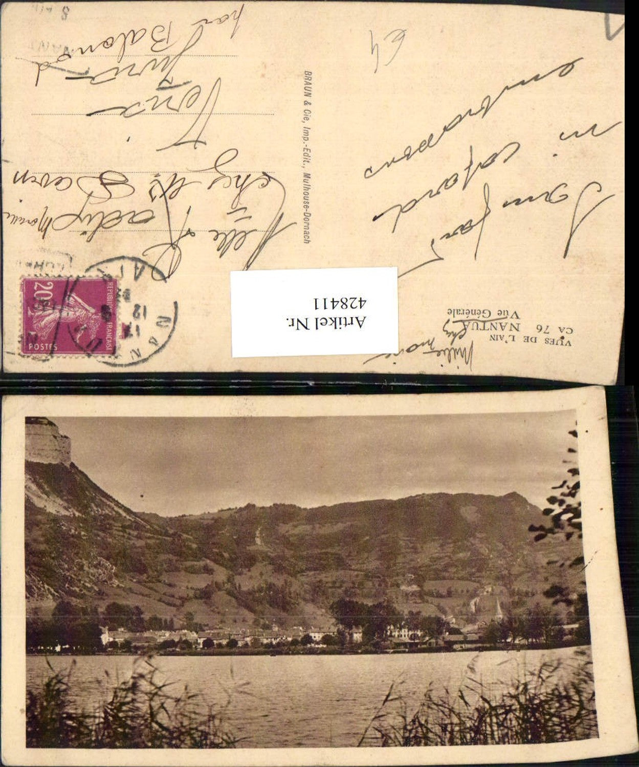 428411,Rhone-Alpes Ain Nantua Vue Generale Teilansicht