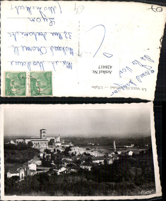 428417,Rhone-Alpes Ardeche La Voulte L'Eglise Totale m. Kirche