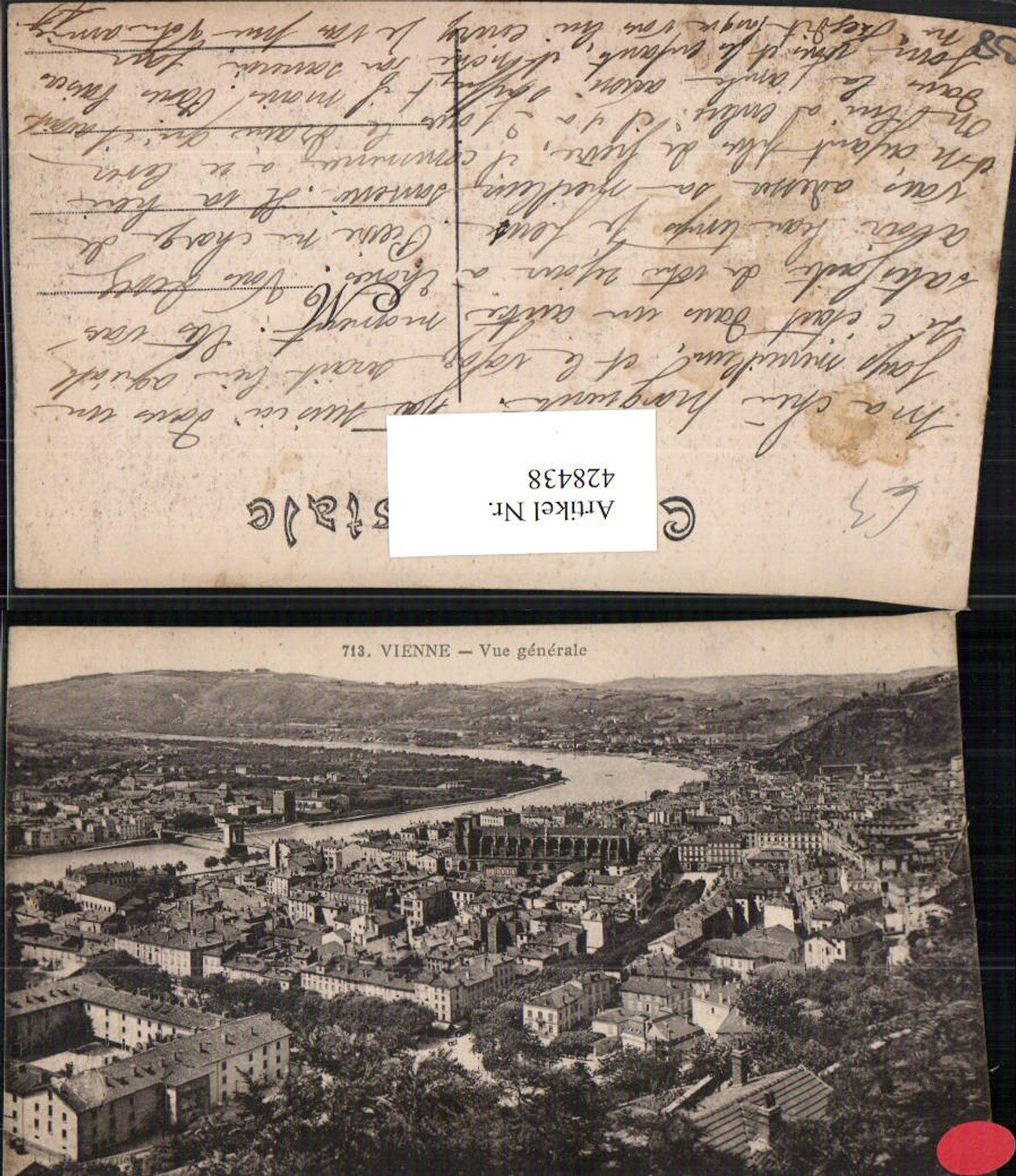 428438,Rhone-Alpes Isere Vienne Vue generale Totale