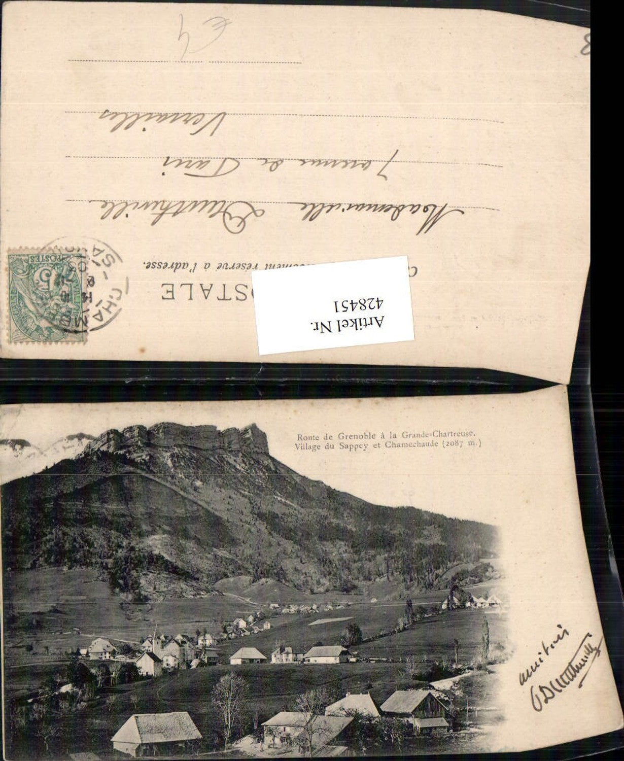 428451,Rhone-Alpes Isere Village du Sappey et Chamechaude Totale