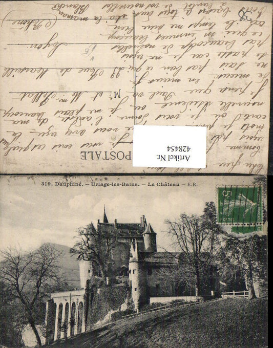 428454,Rhone-Alpes Isere Uriage-les-Bains le Chateau Schloss