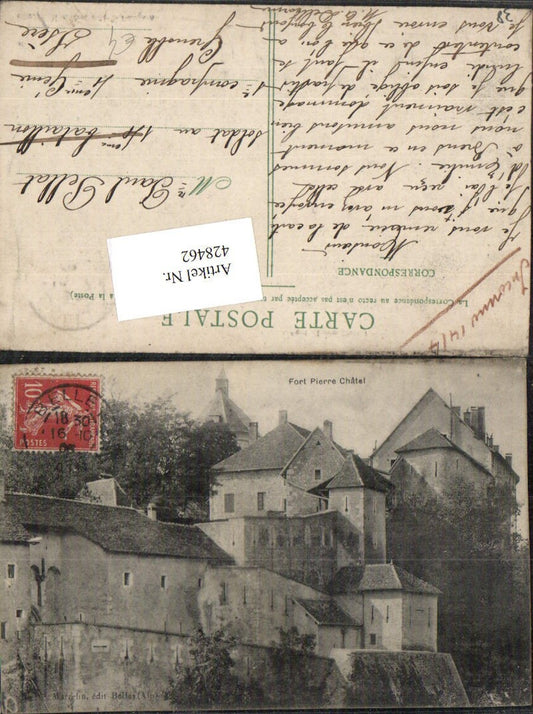 428462,Rhone-Alpes Isere Fort Pierre Chatel Festung