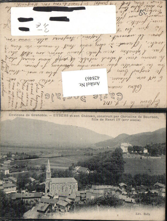 428463,Rhone-Alpes Isere Grenoble Eybens et son Chateau Totale Schloss