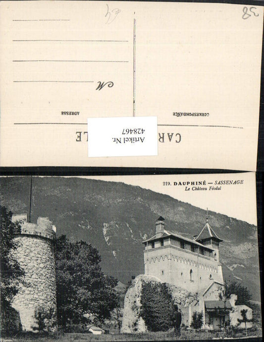 428467,Rhone-Alpes Isere Sassenage Le Chateau Feodal Schloss