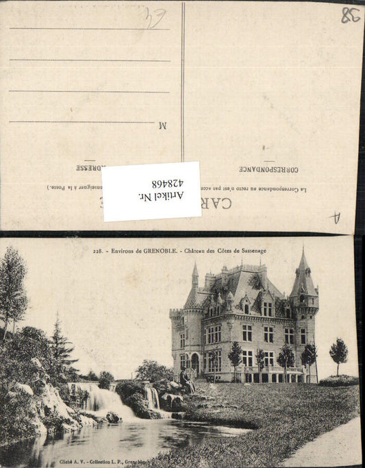428468,Rhone-Alpes Isere Grenoble Chateau des Cotes de Sassenage Schloss