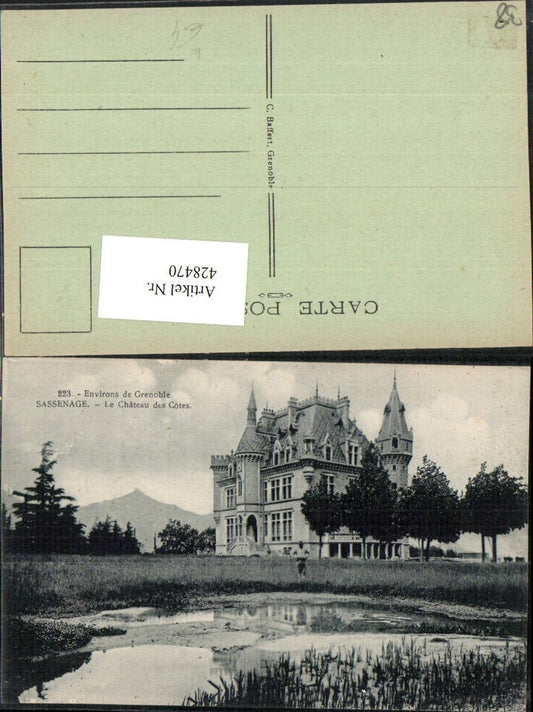 428470,Rhone-Alpes Isere Grenoble Sassenage Le Chateau des Cotes Schloss