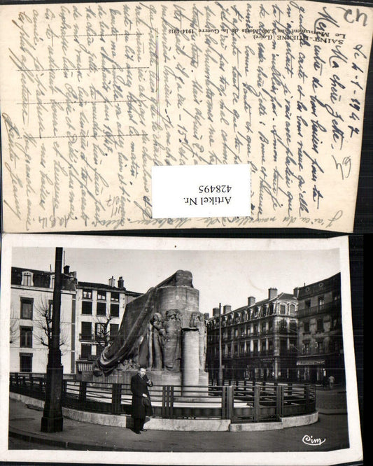 428495,Rhone-Alpes Loire Saint-Etienne Le Monument aux Morts Kriegerdenkmal