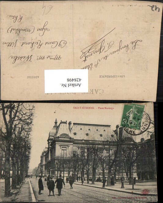 428498,Rhone-Alpes Loire Saint-Etienne Place Marengo Straßenansicht