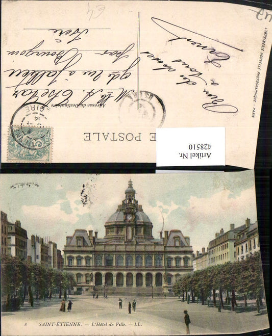 428510,Rhone-Alpes Loire Saint-Etienne L'Hotel de Ville Rathaus