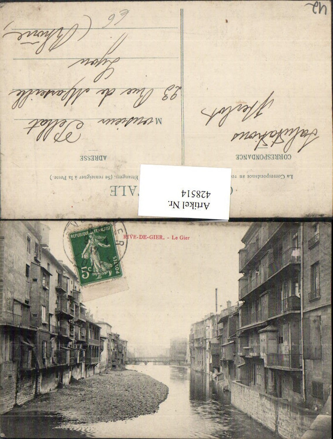 428514,Rhone-Alpes Loire Rive-de-Gier Le Gier Fluss