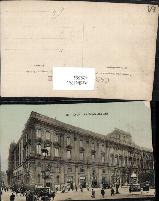 428562,Rhone-Alpes Rhone Lyon Le Palais des Arts Gebäude