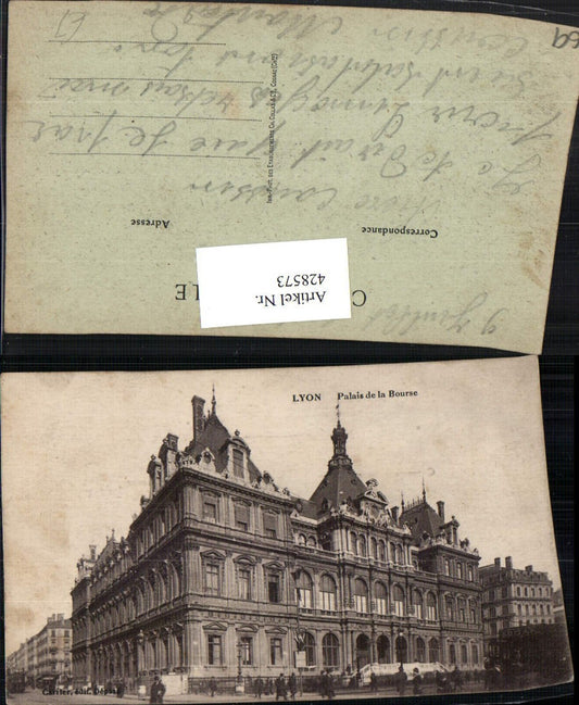 428573,Rhone-Alpes Rhone Lyon Palais de la Bourse Börse Gebäude