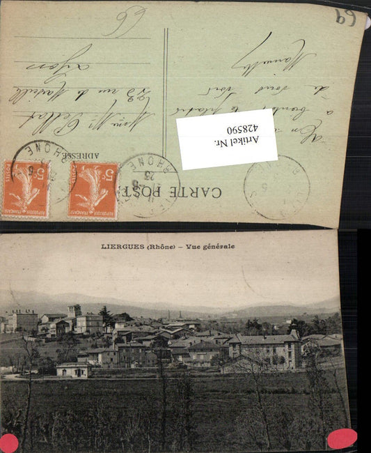428590,Rhone-Alpes Rhone Liergues Vue generale Totale