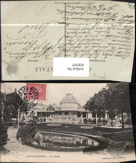428597,Rhone-Alpes Savoie Aix-les-Bains Le Casino