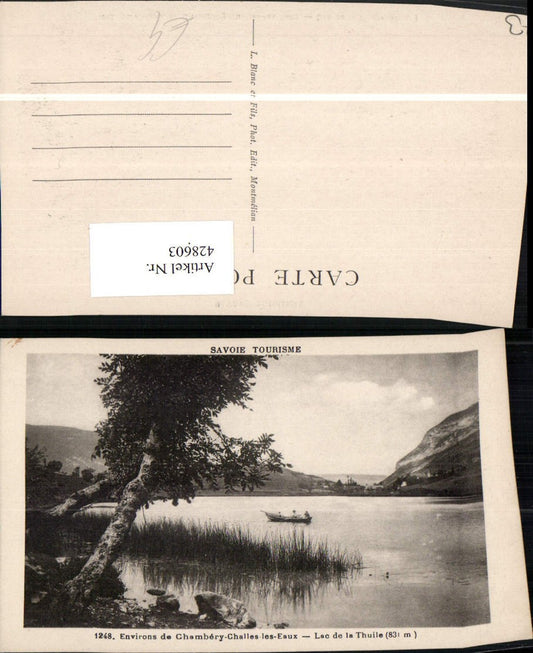 428603,Rhone-Alpes Savoie Chambery-Challes-les-Eaux Lac de la Thuile See