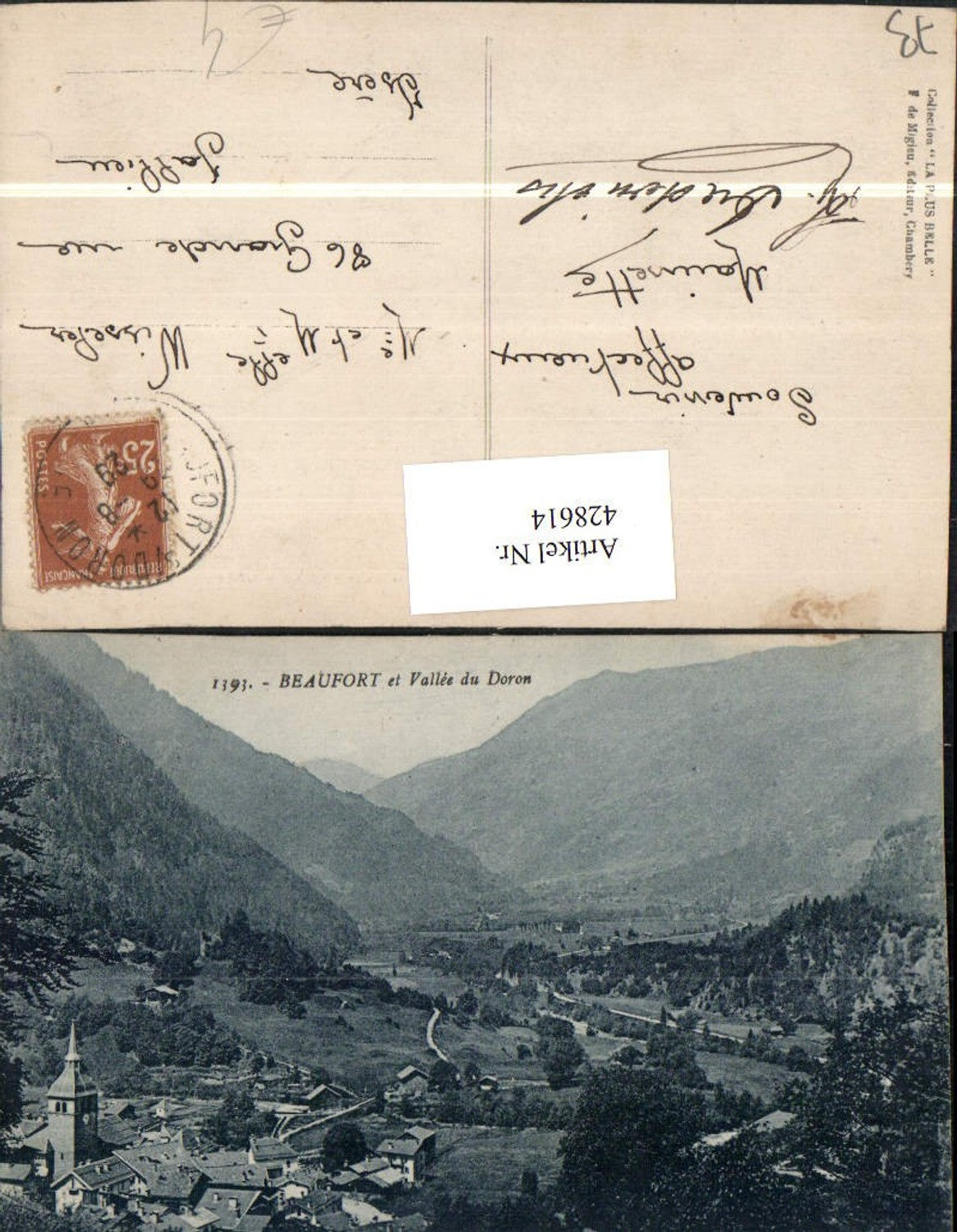 428614,Rhone-Alpes Savoie Beaufort et Vallee du Doron Totale Bergkulisse