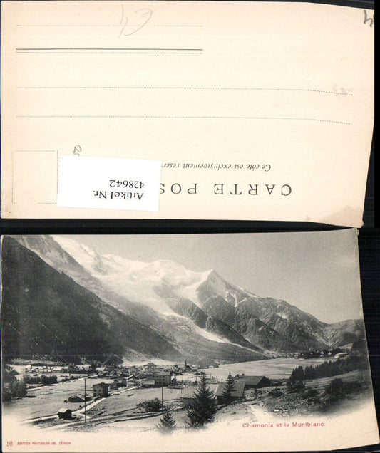 428642,Rhone-Alpes Haute-Savoie Chamonix et le Montblanc Totale Bergkulisse