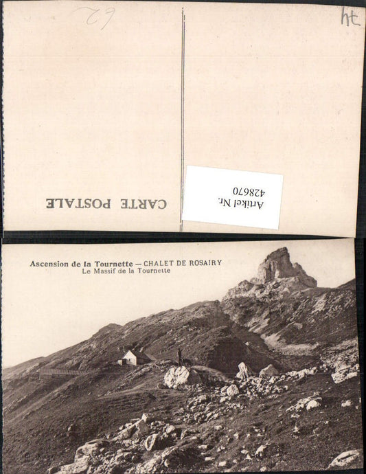 428670,Rhone-Alpes Haute-Savoie Tournette Chalet de Rosairy Massif Berghütte