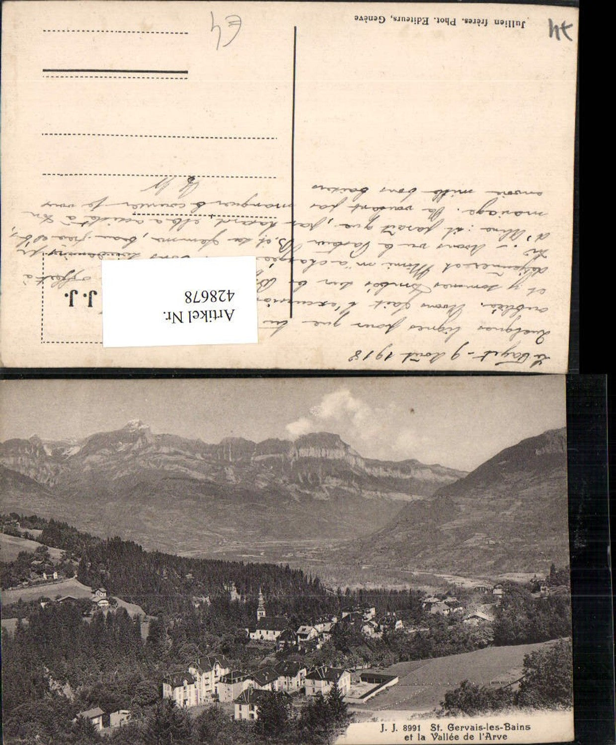 428678,Rhone-Alpes Haute-Savoie St. Gervais-les-Bains et la Vallee de l'Arve Totale