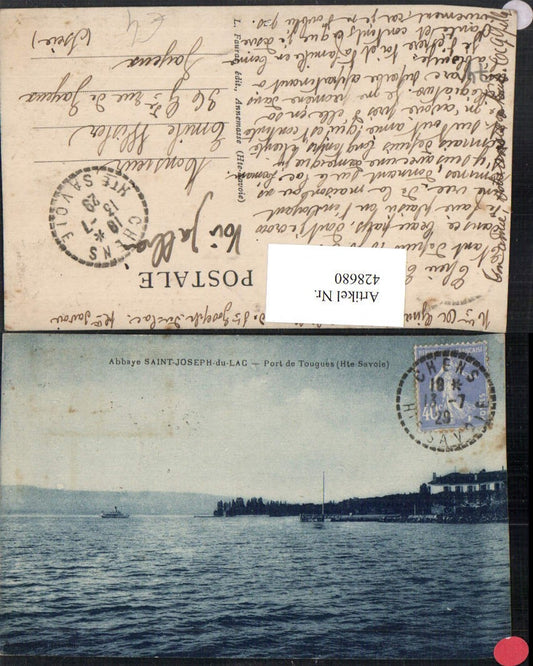 428680,Rhone-Alpes Haute-Savoie Abbaye Saint-Joseph-du-Lac Port de Tougues Hafen