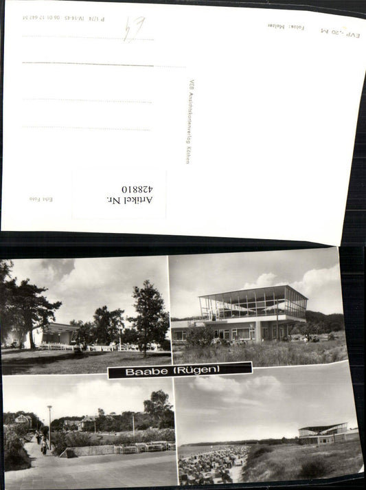 428810,Baabe auf Rügen Strand Konzertplatz Mehrbildkarte