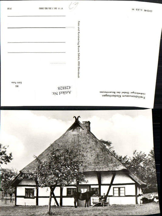 428828,Freilichtmuseum Klockenhagen Bauernhaus Giebel