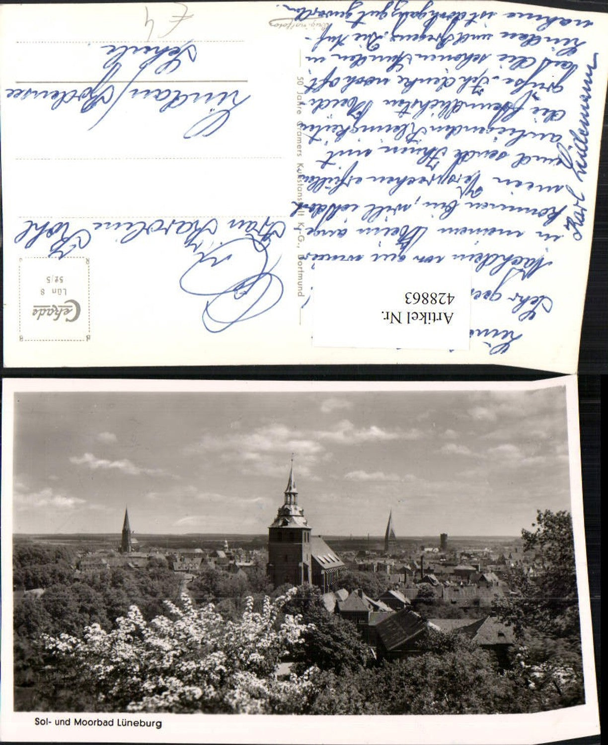 428863,Bad Lüneburg Teilansicht Kirche