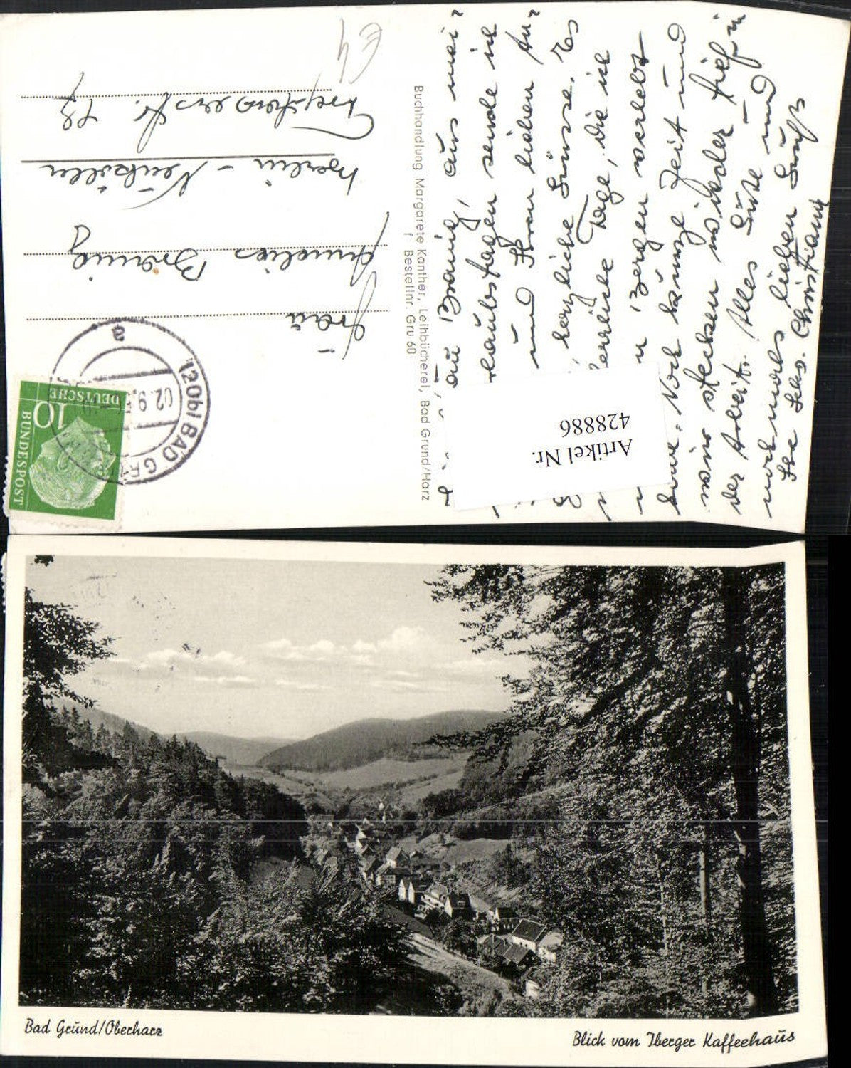 428886,Bad Grund im Oberharz Teilansicht vom Iberger Kaffeehaus