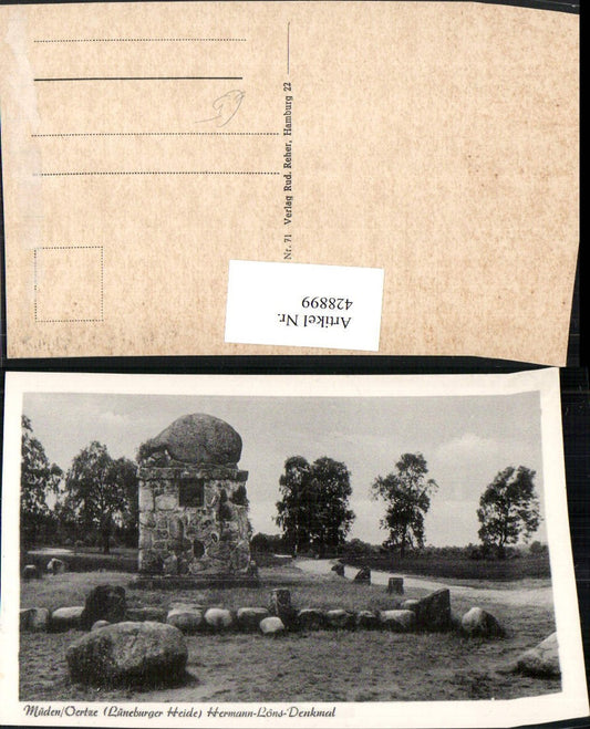 428899,Müden Örtze Hermann-Löns-Denkmal