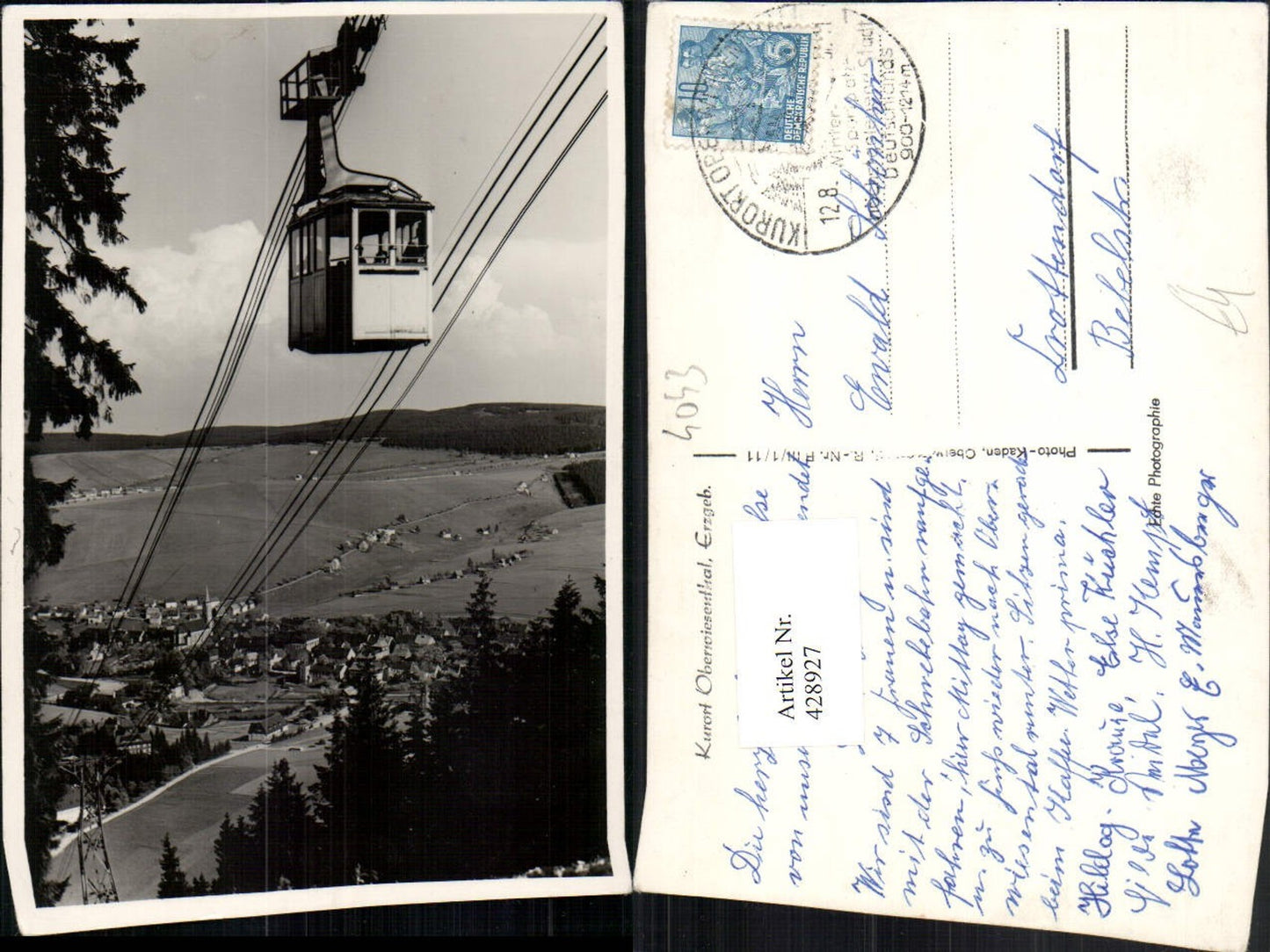 428927, Oberwiesenthal in the Ore Mountains Total cable car