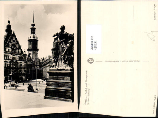 428931,Dresden Schloss u. Georgentor vor der Zerstörung