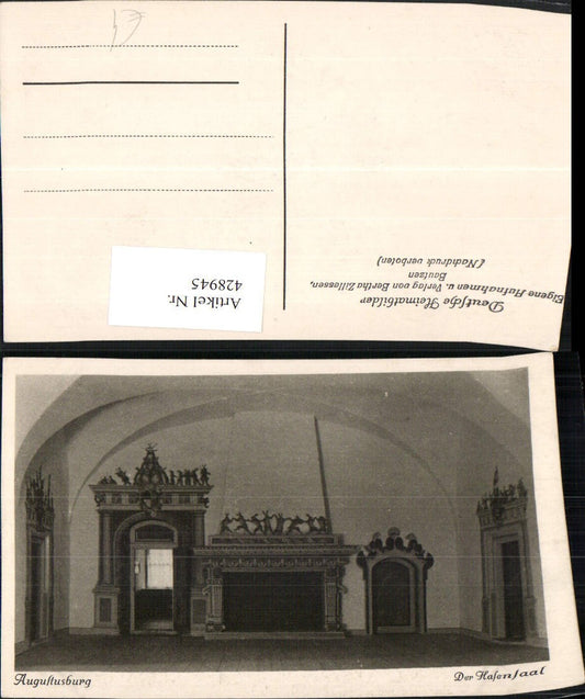 428945,Augustusburg Hafensaal Innenansicht