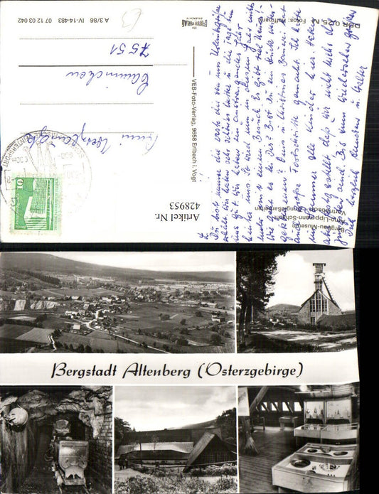 428953,Altenberg im Osterzgebirge Totale Stollen Haus Mehrbildkarte