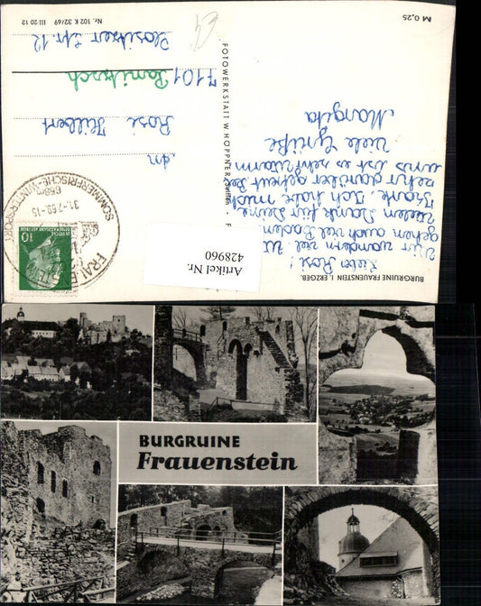 428960,Burgruine Frauenstein im Erzgebirge Mehrbildkarte