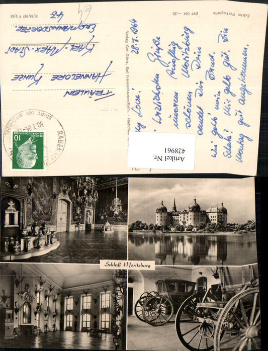 428961,Schloss Moritzburg Saal Kutschen Mehrbildkarte