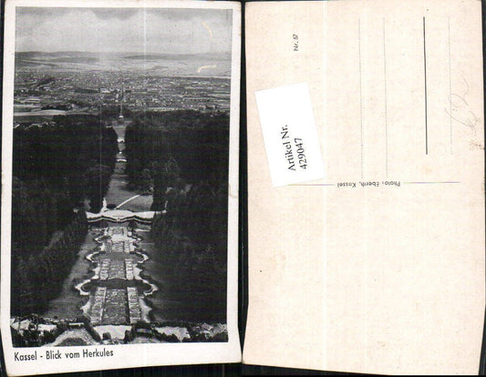 429047,Kassel Totale Blick vom Herkules