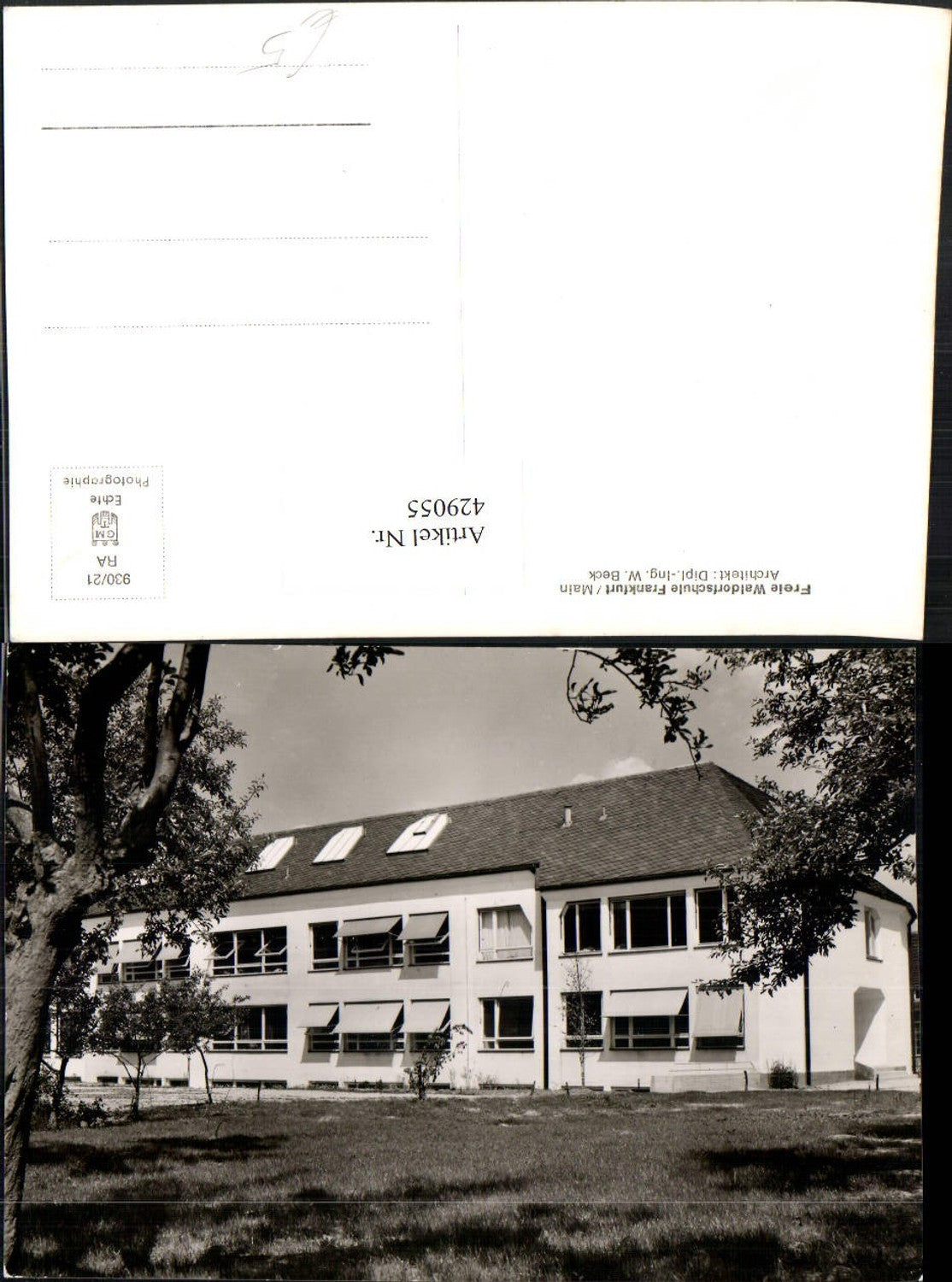 429055,Frankfurt am Main Freie Waldorfschule Schule