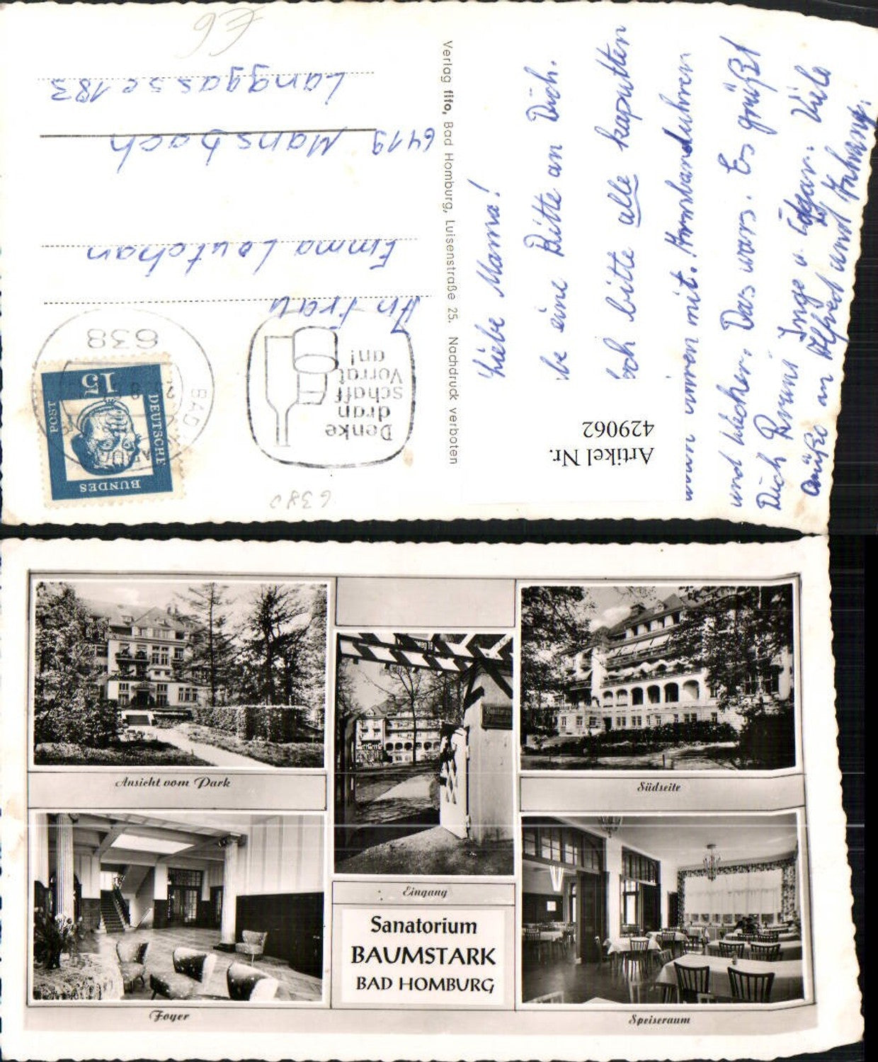 Alte Ansichtskarte – Old Postcard