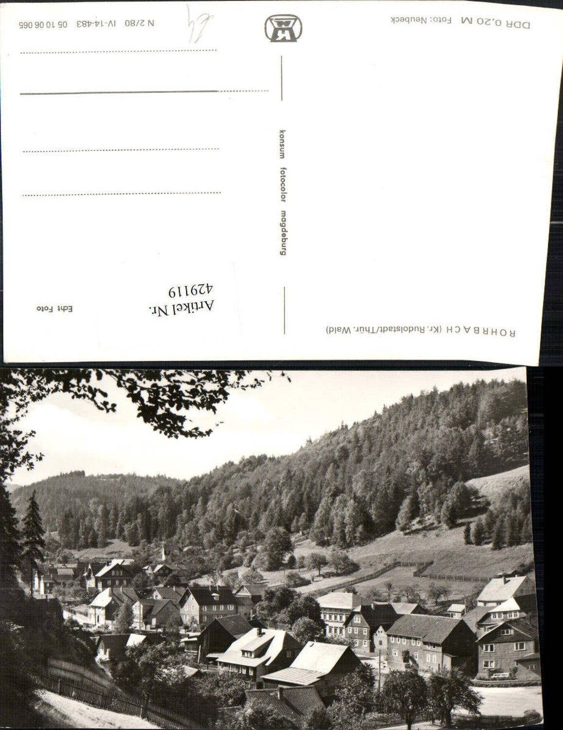429119, Rohrbach in Thuringia, partial view