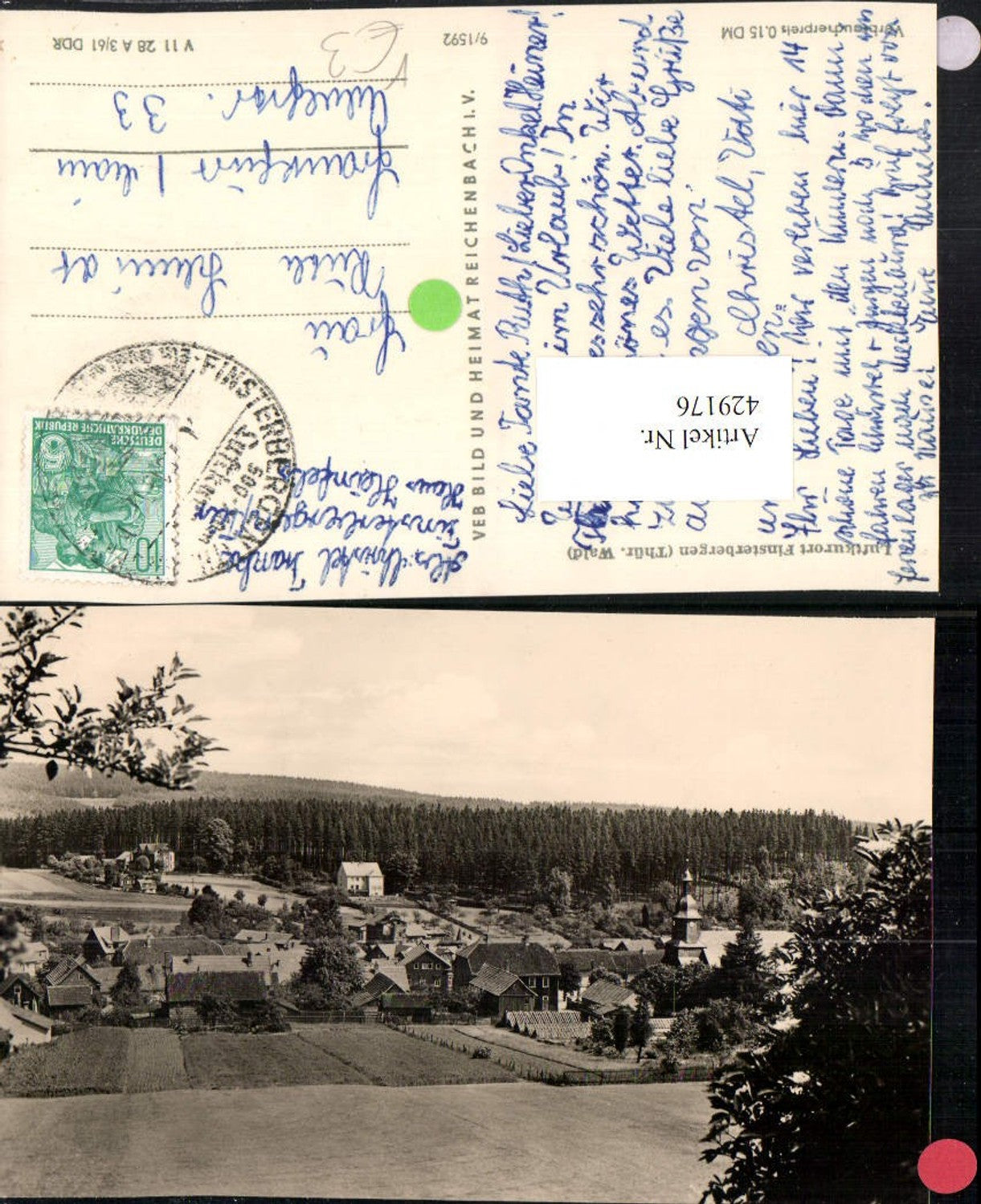 429176,Finsterbergen Teilansicht pub VEB