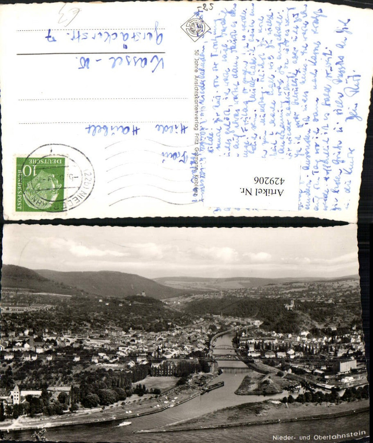 429206,Nieder- und Oberlahnstein Totale