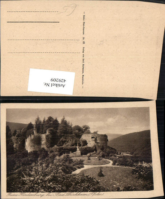 429209,Ruine Hardenberg b. Bad Dürkheim