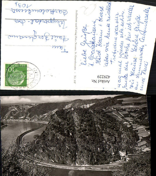 429229,Loreley m. Blick auf St. Goarshausen