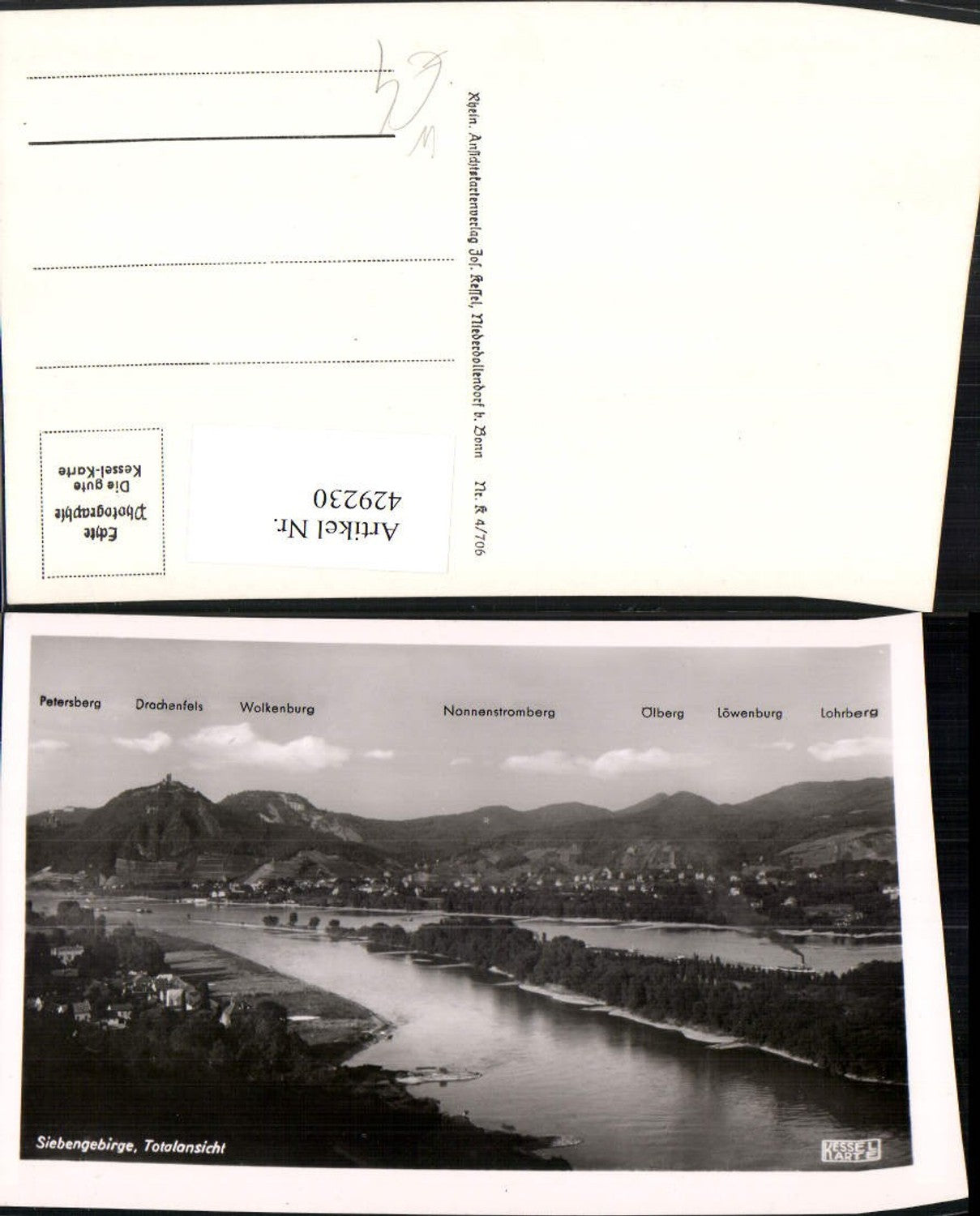 429230,Siebengebirge Drachenfels Löwenburg v. Rolandseck