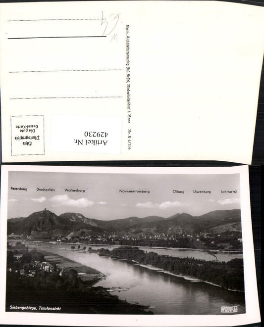 429230,Siebengebirge Drachenfels Löwenburg v. Rolandseck
