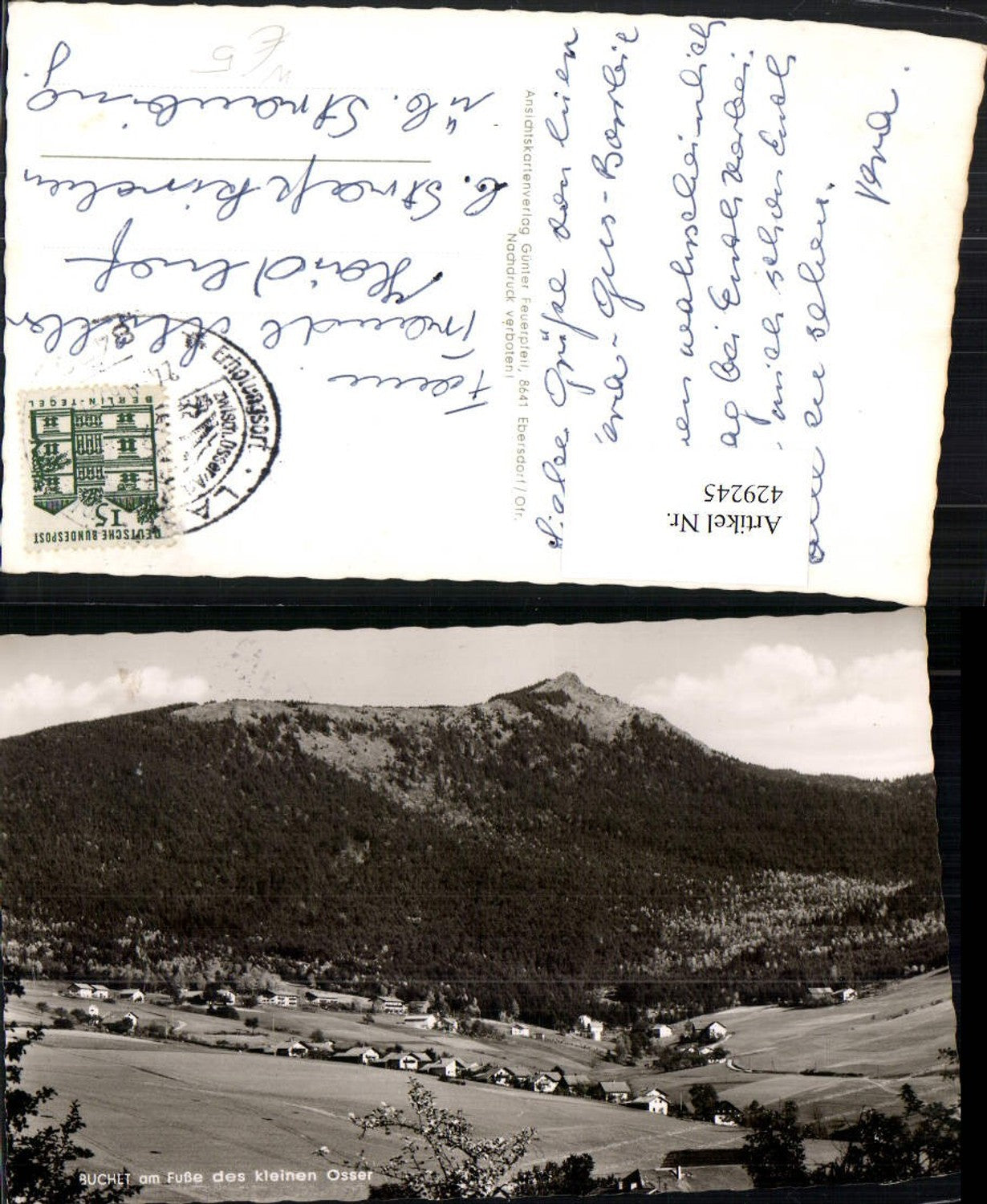 429245,Buchet am Fuße des kleinen Osser Teilansicht