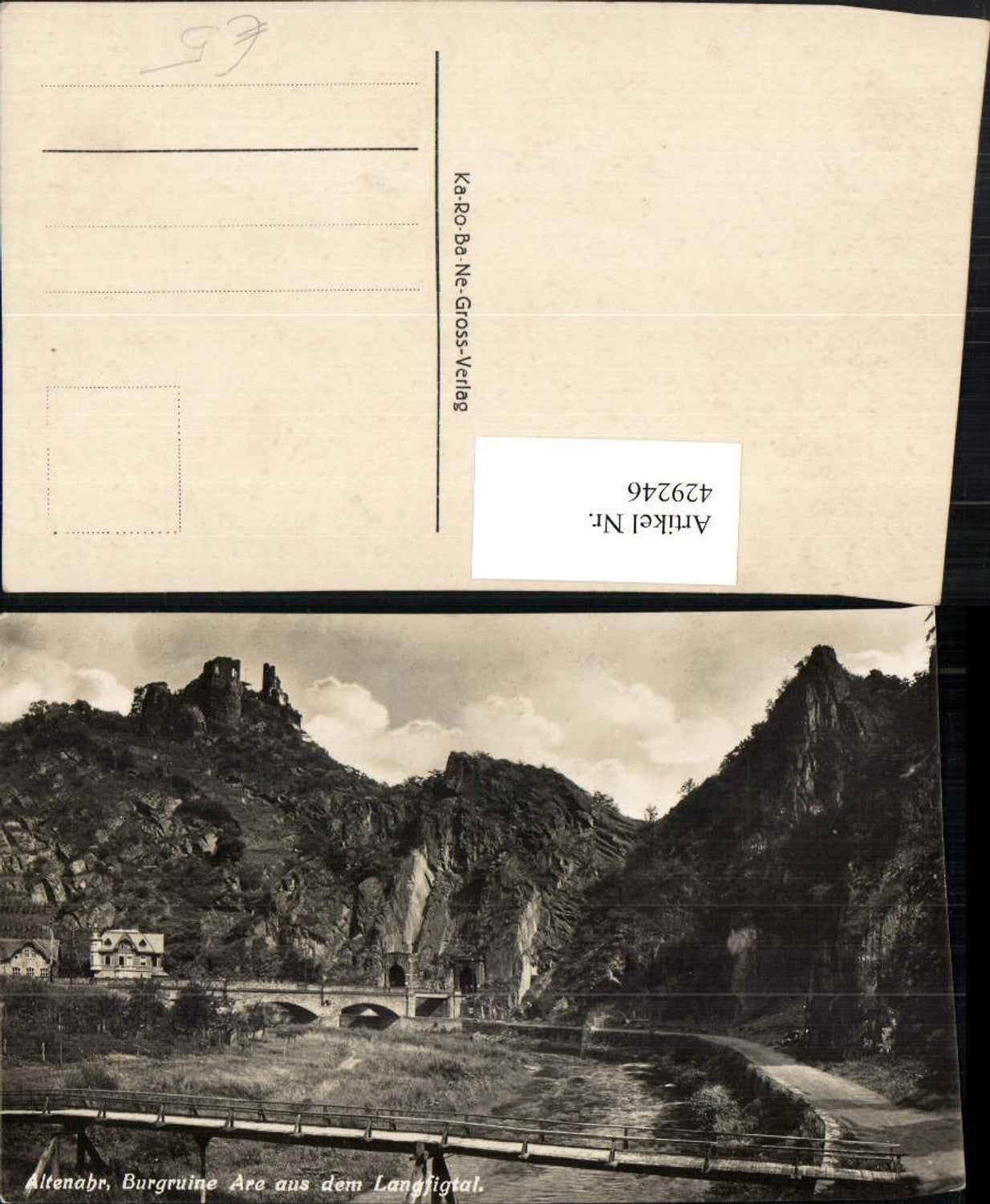 429246,Altenahr Burgruine Are aus dem Langfigtal Tunnel