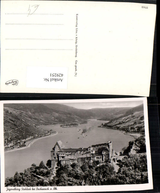 429251,Jugendburg Burg Stahleck b. Bacharach am Rhein