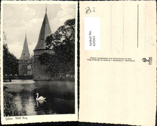 429261,Geldern Schloss Haag Türme Schwan